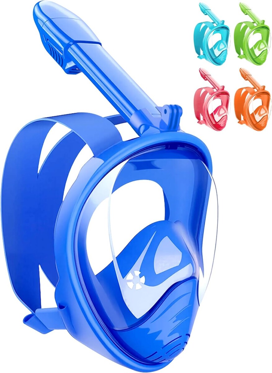 Máscara de snorkel infantil - Azul 