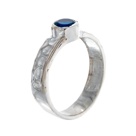 Anillo de plata 925, double en oro 18 ktes y circonias. Anillo de plata 925, double en oro 18 ktes y circonias.