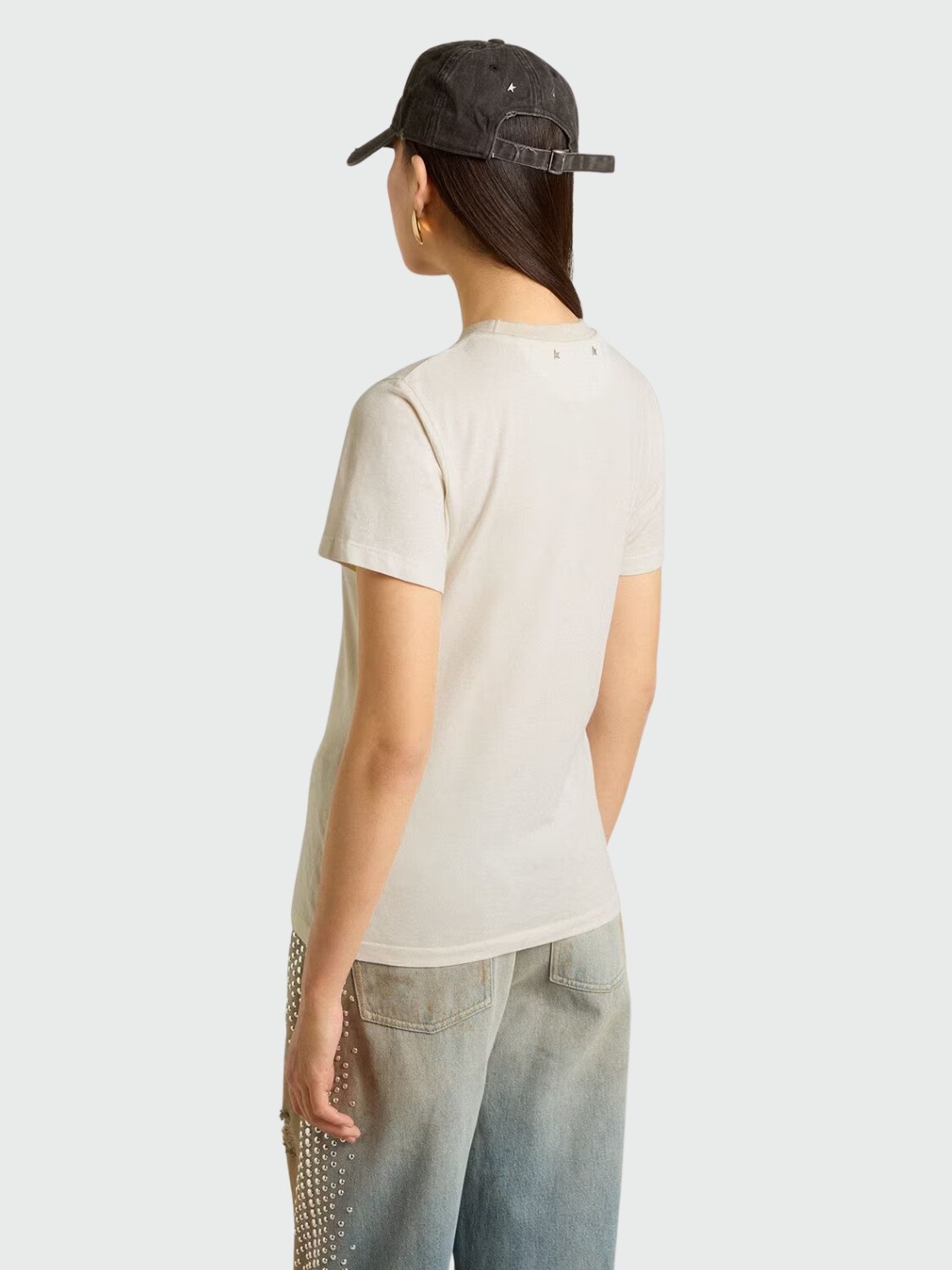 Golden Goose - Remera con estampa al frente 11616