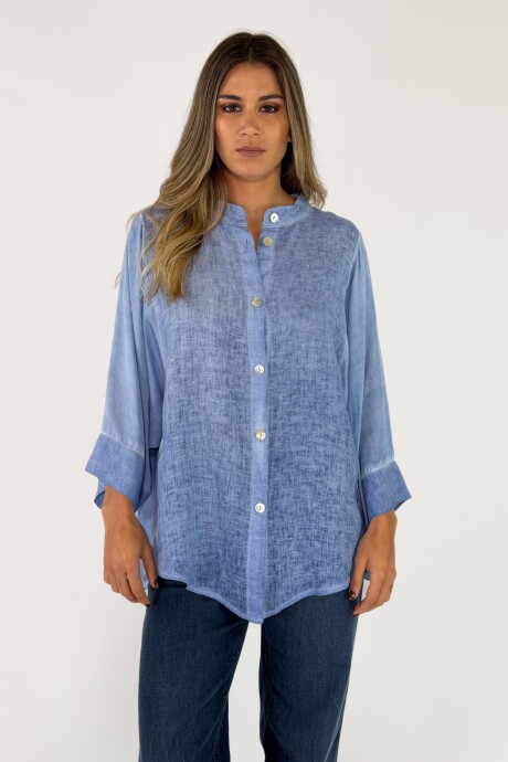 CAMISA SAMOS Celeste