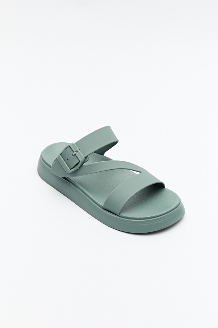 SANDALIA ROMITA Verde Grisáceo