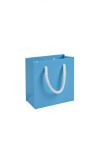 Bolsa cartulina 10x05x10 cm CELESTE