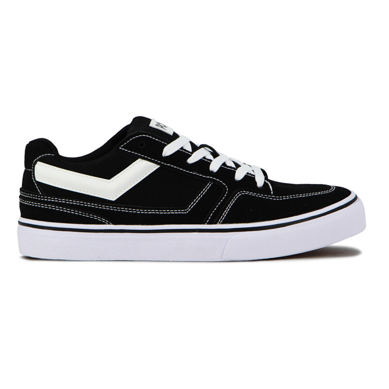 Pony Champion Liberty casual lona-gamuza Hombre - Negro/Blanco Negro-Blanco