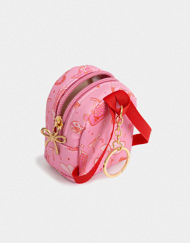 Llavero Mochila Llavero Y Charm Mini Mochila Cowgirl - Combinacion Bicolor