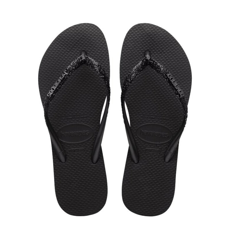 Sandalias de Mujer Havaianas Slim GLitter II Negro