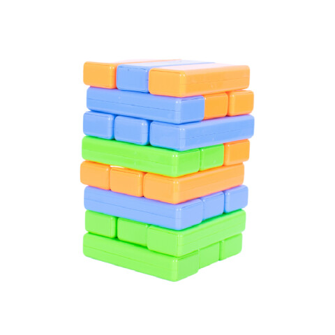 Jenga de colores 28*20 cm Jenga De Colores 28*20 Cm
