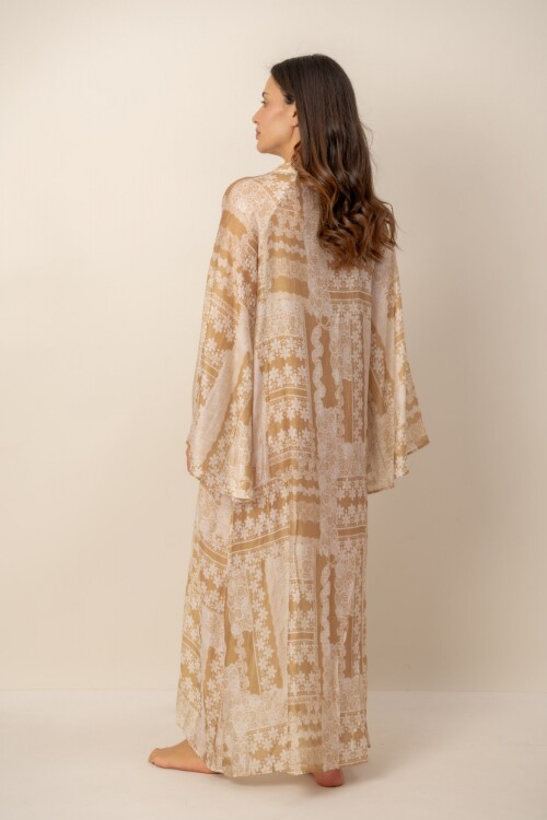 Vestido Estampa Natural