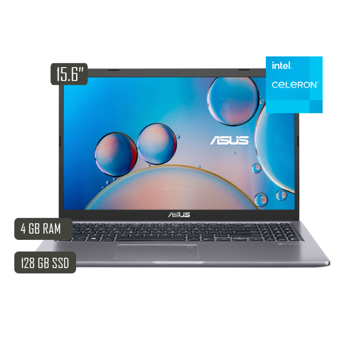 Notebook Asus 15.6" HD Dualcore 2.8Ghz 4GB 128GB SSD W11 - Unica 