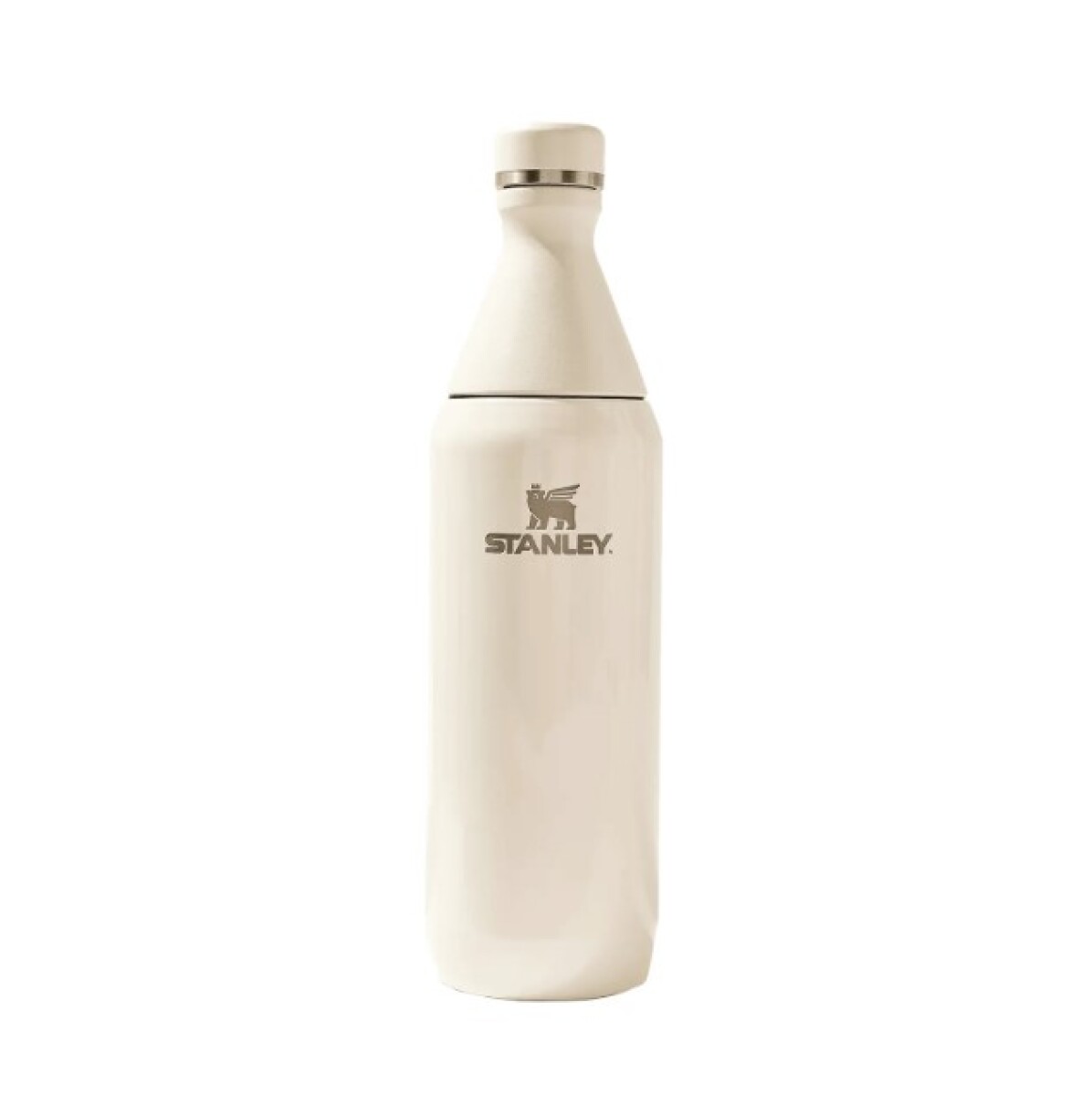 Botella Térmica Stanley All Day Slim Bottle 591ml 20 Oz Acero Inoxidable - CREMA 