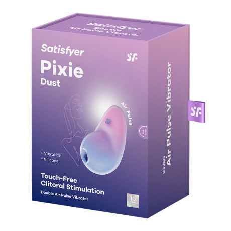 Satisfyer Pixie Dust Succionador Clítoris Vibrador Lila Rosa