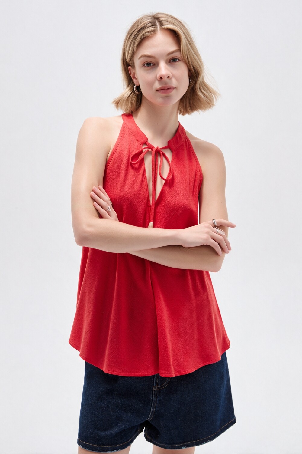 Musculosa Zirel Rojo