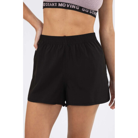 Short blan Negro