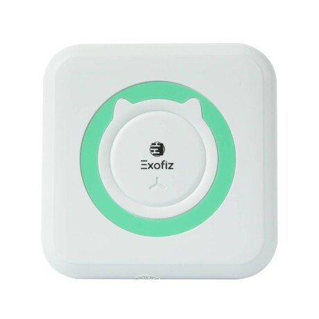 Mini Impresora Portátil Exofiz Mp-01 Conexión Bluetooth Ub BLANCO-VERDE