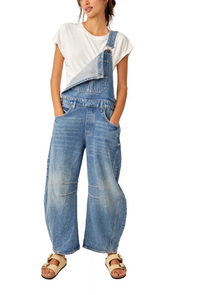 JARDINERO DENIM GOOD LUCK Azul