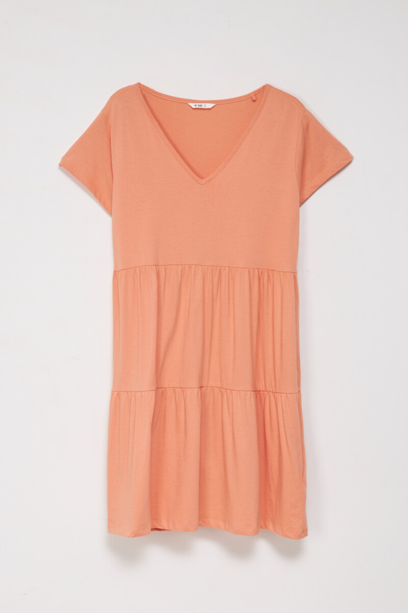 Vestido corto - Naranja 