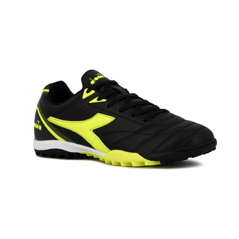 Diadora Futbol Tifosi TF Men - Negro-Amarillo Fluor Negro-Amarillo Fluo