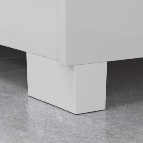 Armario Ropero Mónaco 4P+2C con Espejo Blanco Armario Ropero Mónaco 4P+2C con Espejo Blanco