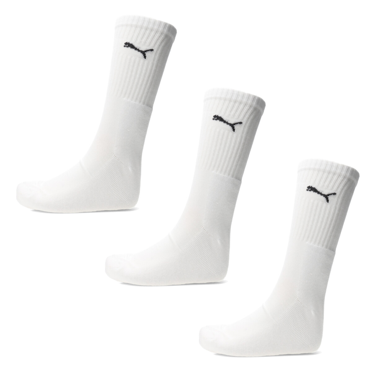 Medias Unisex Puma Pack x3 Puma - Blanco 