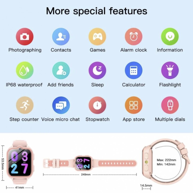 Reloj Inteligente Smartwatch Blackview Z30 niño Azul