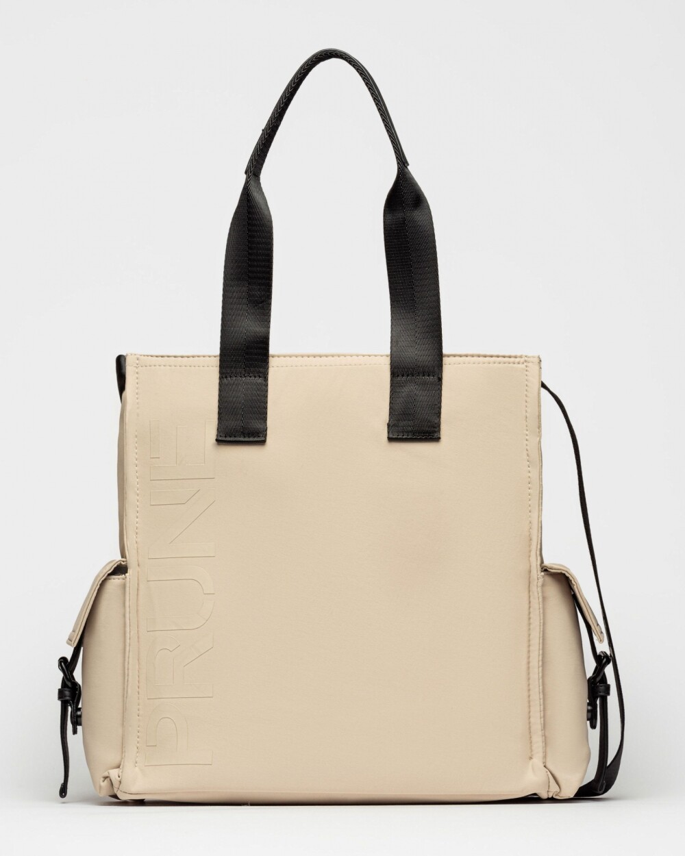 Cartera Al Hombro Light Nylon Negro Natural