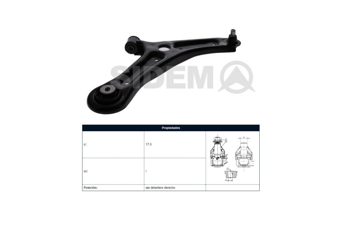 Parilla De Suspension Delantera Ford Ecosport 12-25 Der Parilla De Suspension Delantera Ford Ecosport 12-25 Der