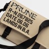 Bandolera Daily en efecto cuero rubber Taupe