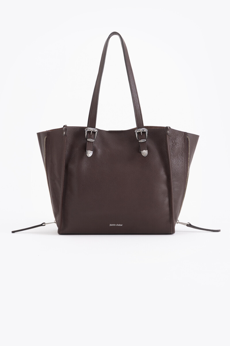 TOTE SCOTT Marron