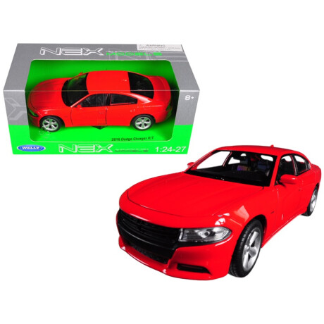 2016 Dodge Charger R/T Rojo 1:24 Welly 2016 Dodge Charger R/T Rojo 1:24 Welly