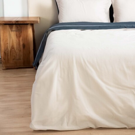 SET FUNDA NÓRDICA 2 PLAZAS ALGODON NATURAL-BEIGE COTTON BASIC 180H BEIGE