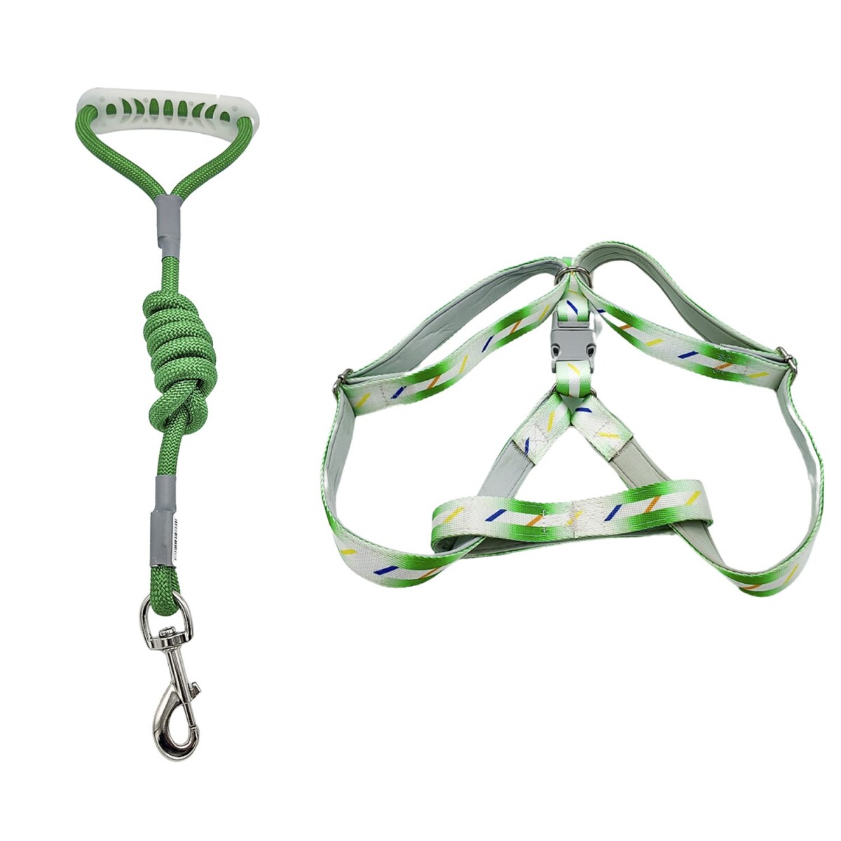 Arnes Correa Pretal Perro Mascota Ajustable Mediano - Grande - Variante Color Verde 