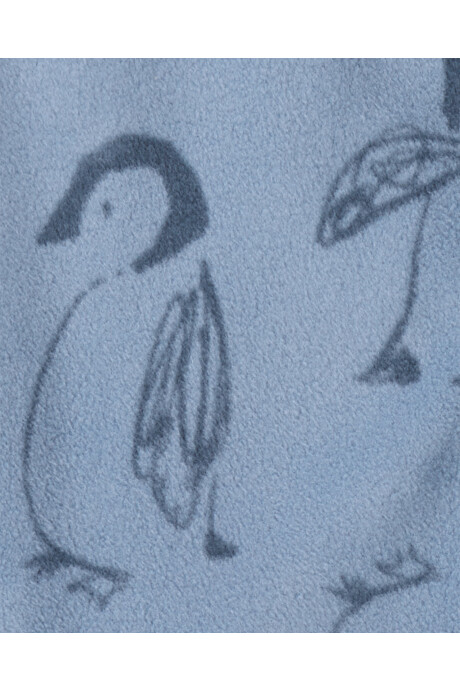 Campera de micropolar, diseño pingüinos Sin color