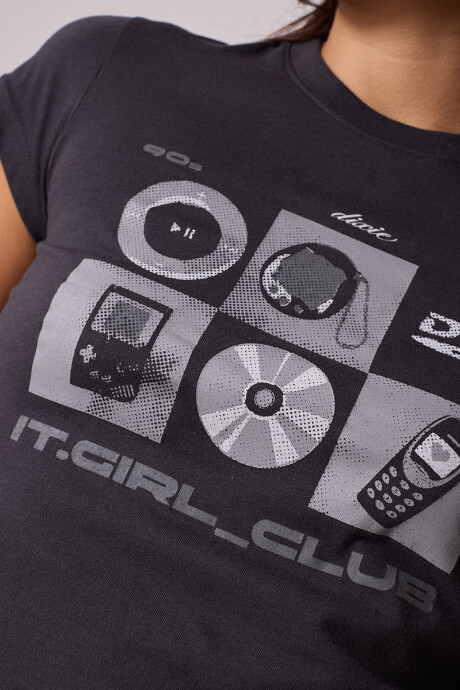 T-SHIRT CATINA DIXIE Gris Oscuro