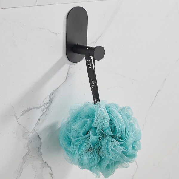 Set Accesorios De Baño Rollo Toalla Percha Juego 4 Piezas Adhesivo Acero Inoxidable Imback Color Negro Set Accesorios De Baño Rollo Toalla Percha Juego 4 Piezas Adhesivo Acero Inoxidable Imback Color Negro