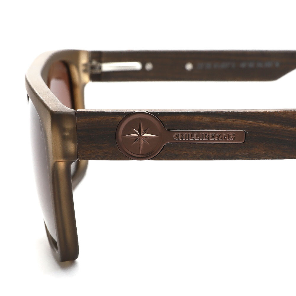 Lentes De Sol Bambu E Madeira Cuadrado - Unisex Gradiente Marón/Verde