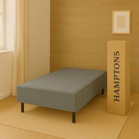 Smart Box Hamptons Plaza Y Media 110x190 cm Gris