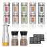 Set De Especiero Salero Pimentero Aceitera Condimento Cocina Acero Inoxidable IMBACK Set De Especiero Salero Pimentero Aceitera Condimento Cocina Acero Inoxidable IMBACK