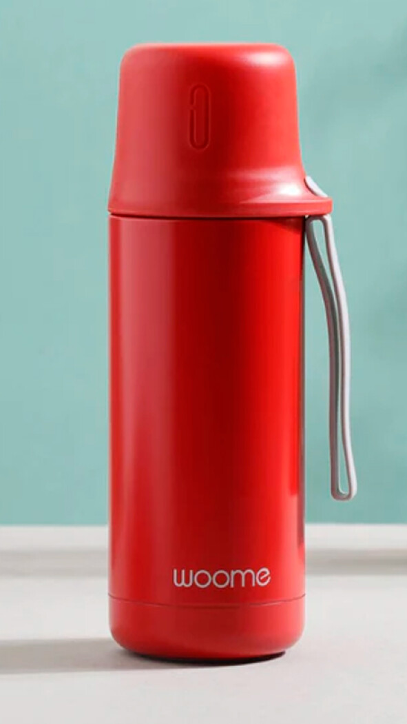 TERMO 500 ML ACERO INOXIDABLE ROJO
