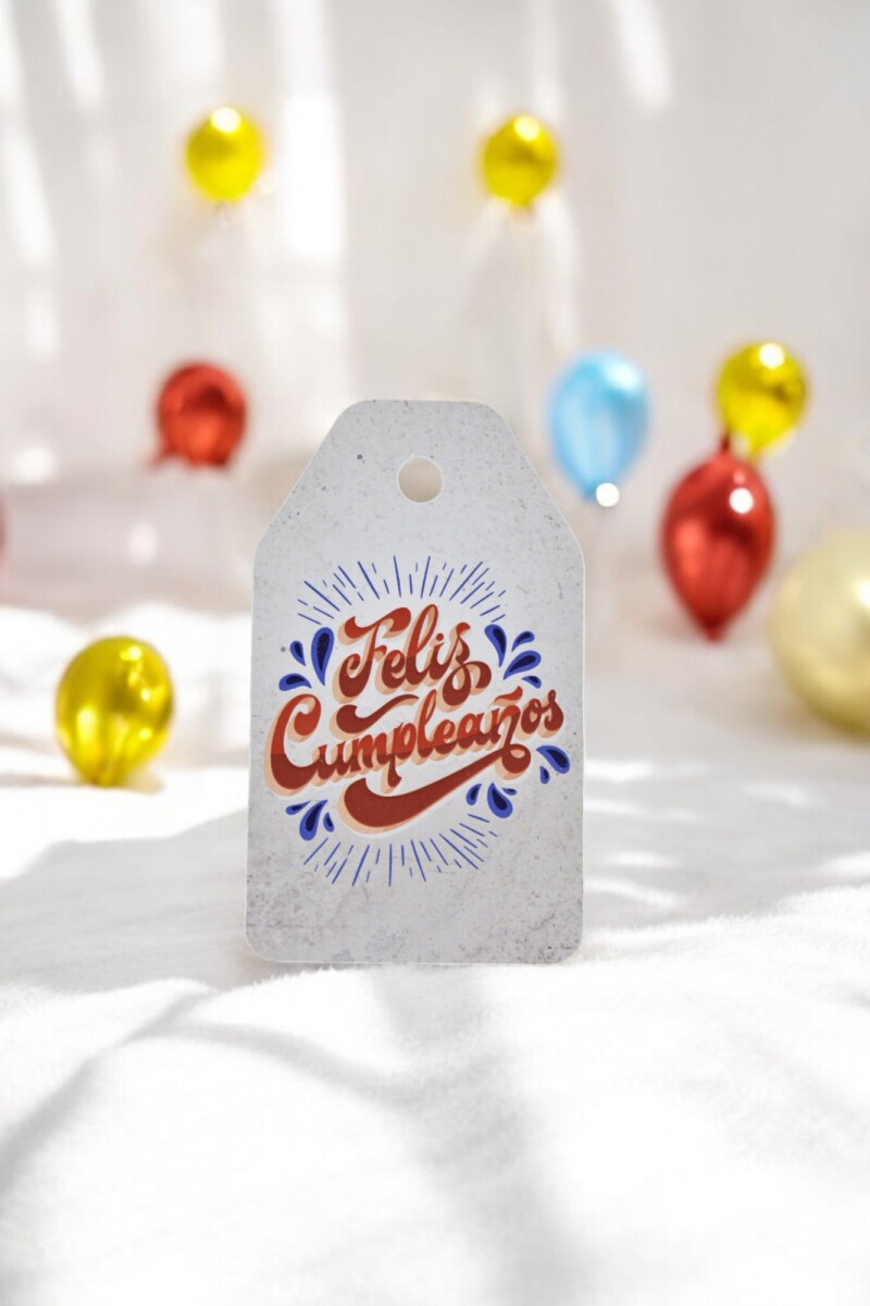 Tag cumpleaños 5x8,5 - DISEÑO 3 