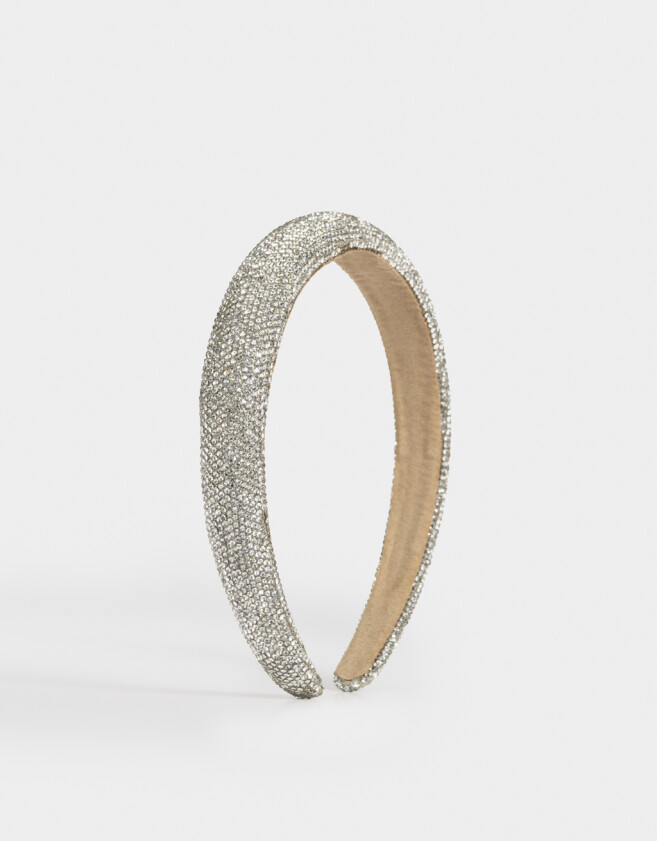 Vinchas Rígidas Con strass Vincha Rígida Glowshine - Plateado