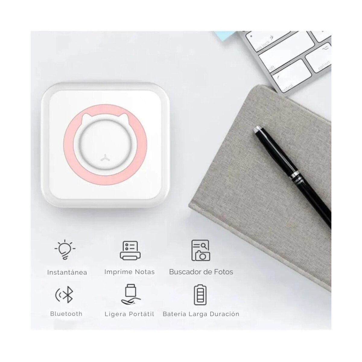 MINI IMPRESORA TÉRMICA 80*135CM - ROSA 