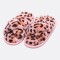 Pantuflas Cruzadas Animal Print Colores Print Rosa
