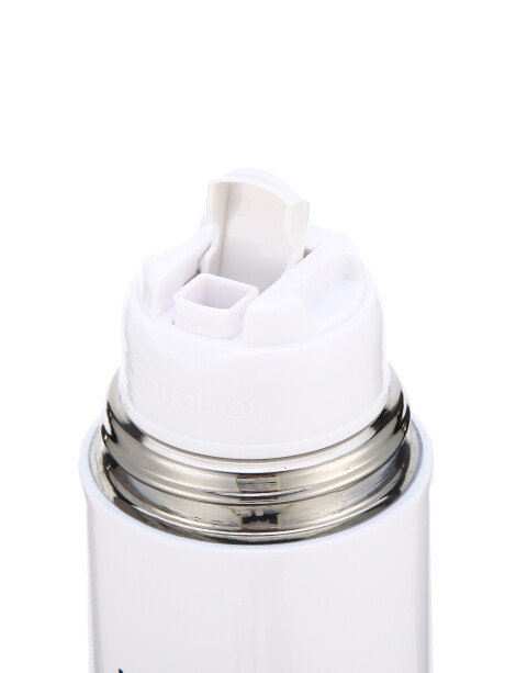 Termo Bala 750ML Metalizado Blanco Metalizado