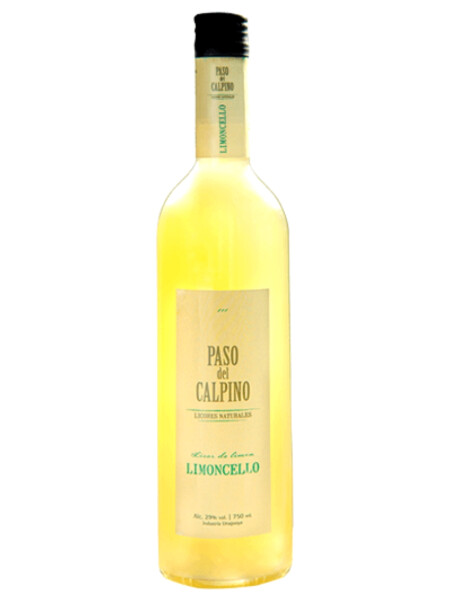 Paso del Calpino Licor artesanal Limoncello 750ml Paso del Calpino Licor artesanal Limoncello 750ml