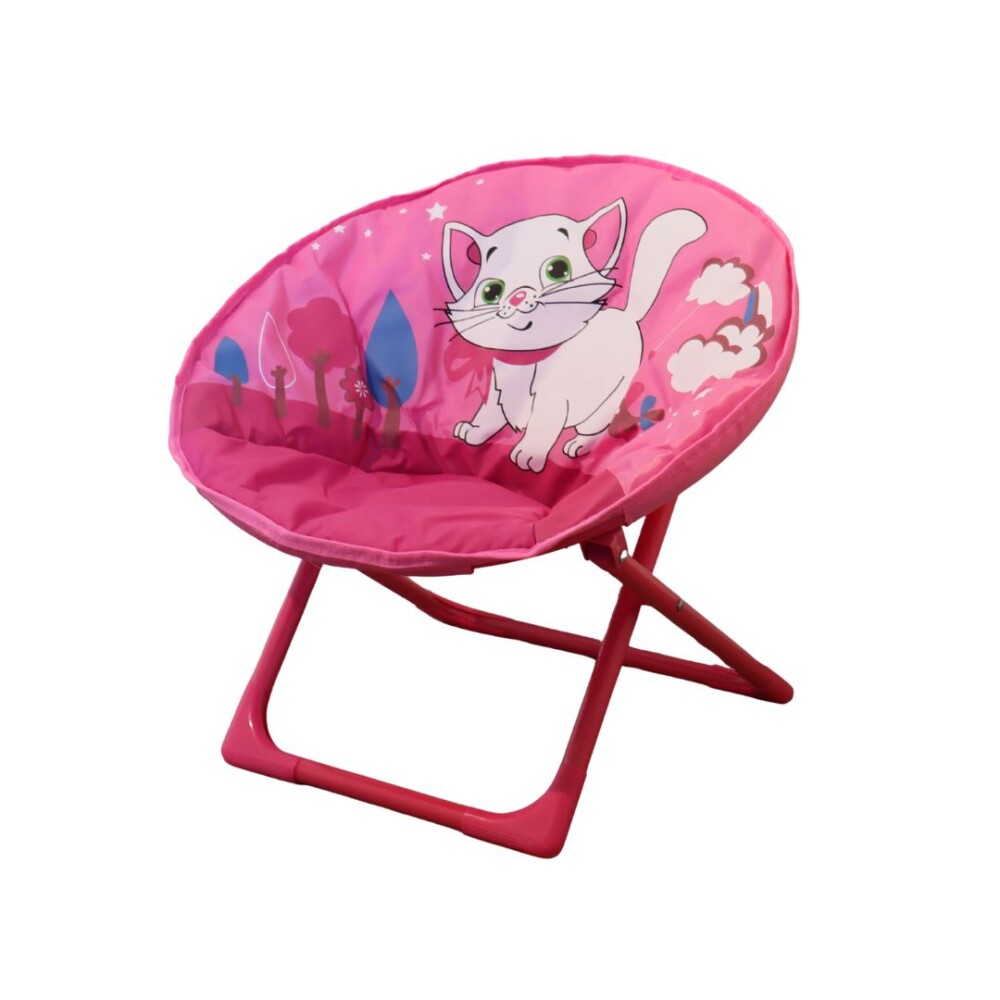 Silla Honguito Infantil Plegable de Metal Gato