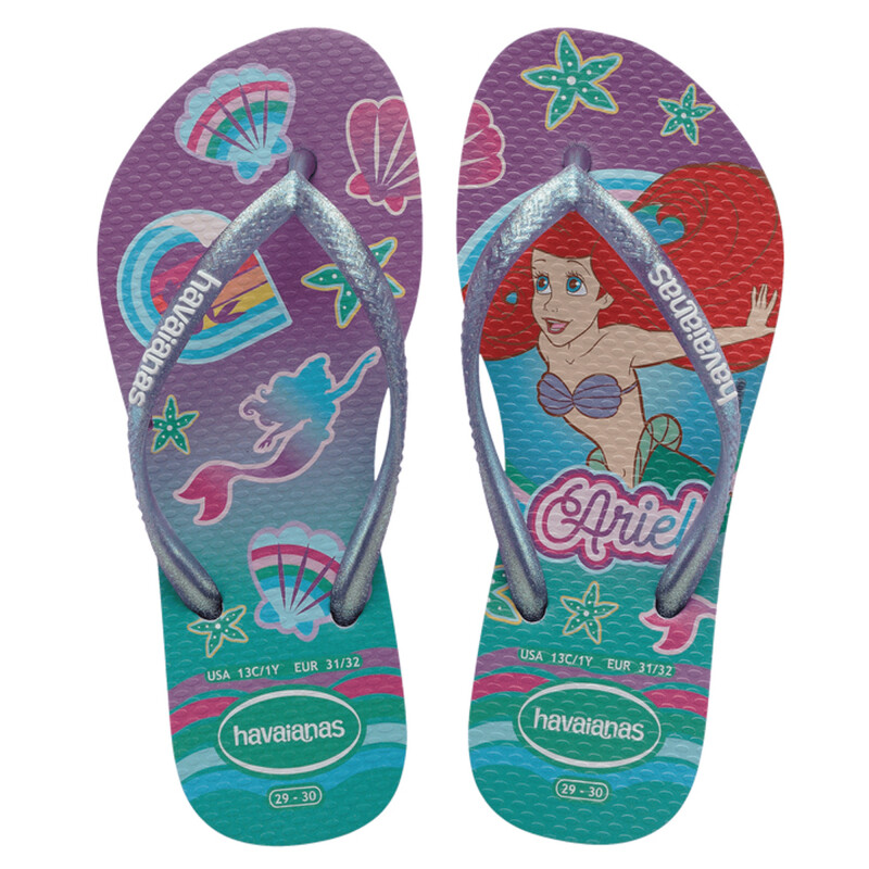 Sandalia de Niños Havaianas Kids Slim Princes Lila