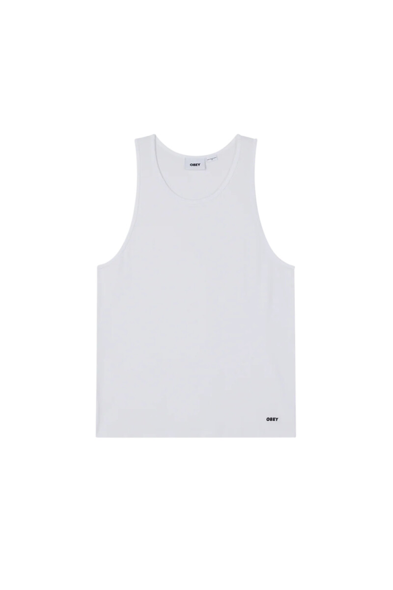 STANDARD RIB TANK 2 PACK Blanco