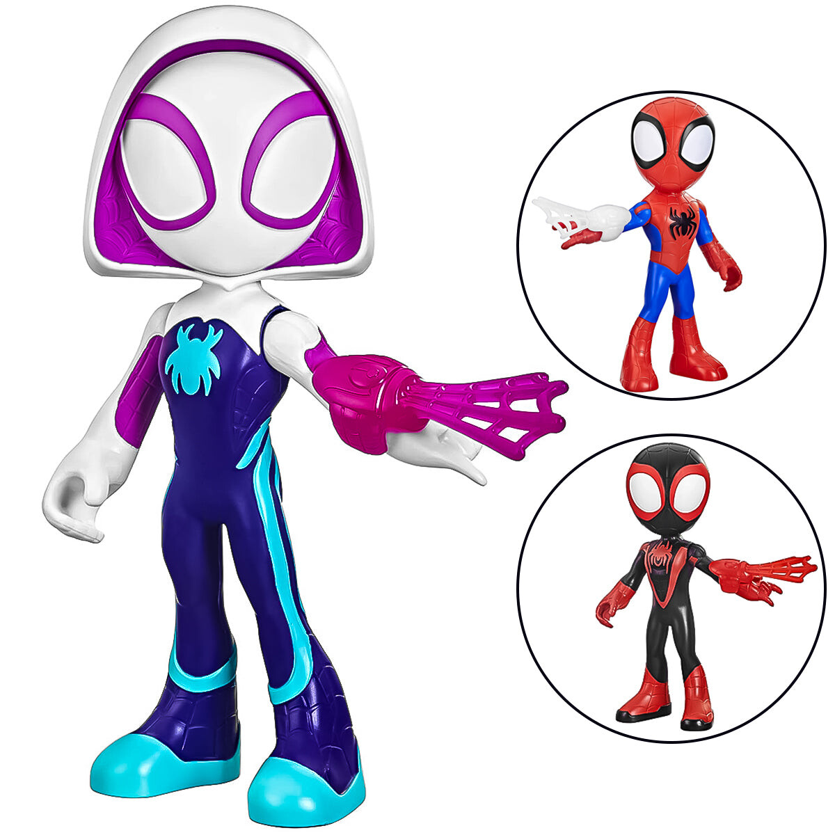 Figura Spidey Marvel Spiderman Miles Morales Ghost 