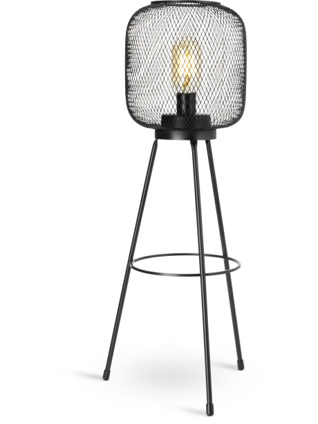 Lámpara a pilas VANNRIKSE Ø24xA59cm negr Lámpara a pilas VANNRIKSE Ø24xA59cm negr