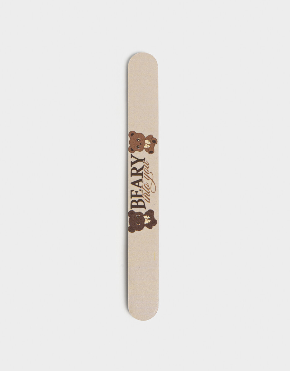 Lima Para Uñas Beige Beary Into You 