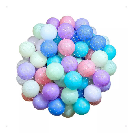 Set 50 Pelotas Pelotero Grandes 7.5cm Brillantes+ Red Pastel